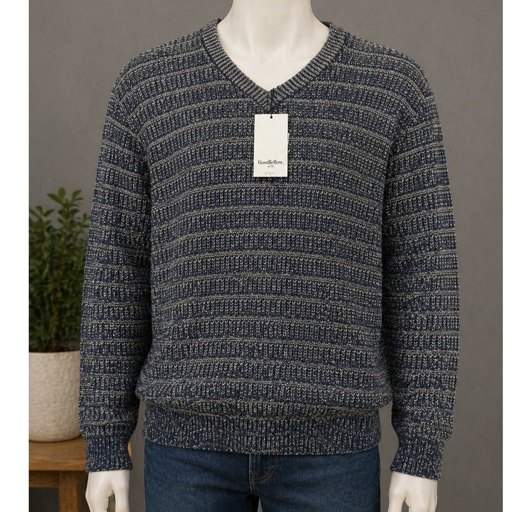 Men's Goodfellow‎ Sweater Urban Feel Dressy Casual Business Mid Weight Size XL